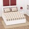 Floral Block Print 3 Pcs Fitted Indian BedSheet Set 150 Thread Count 100% Cotton Ethnic Premium Soft & Breathable Bedding Set Home Decor Sheets (king, Queen)